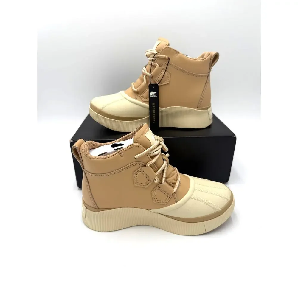 New! Sorel Women's Out N About IV Classic Waterproof Boot - Ceramic/Honey - 6